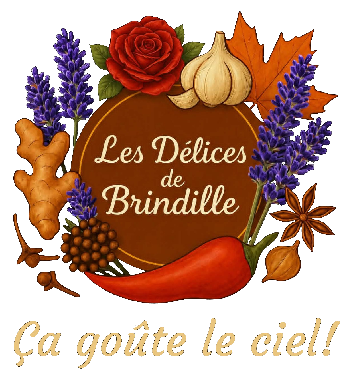 Logo Les Délices de Brindille